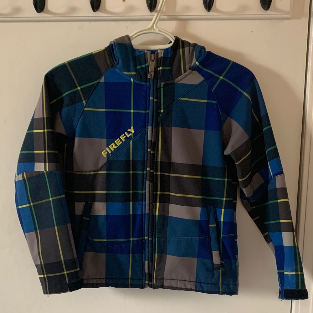 Firefly Kid’s Blue Plaid Jacket